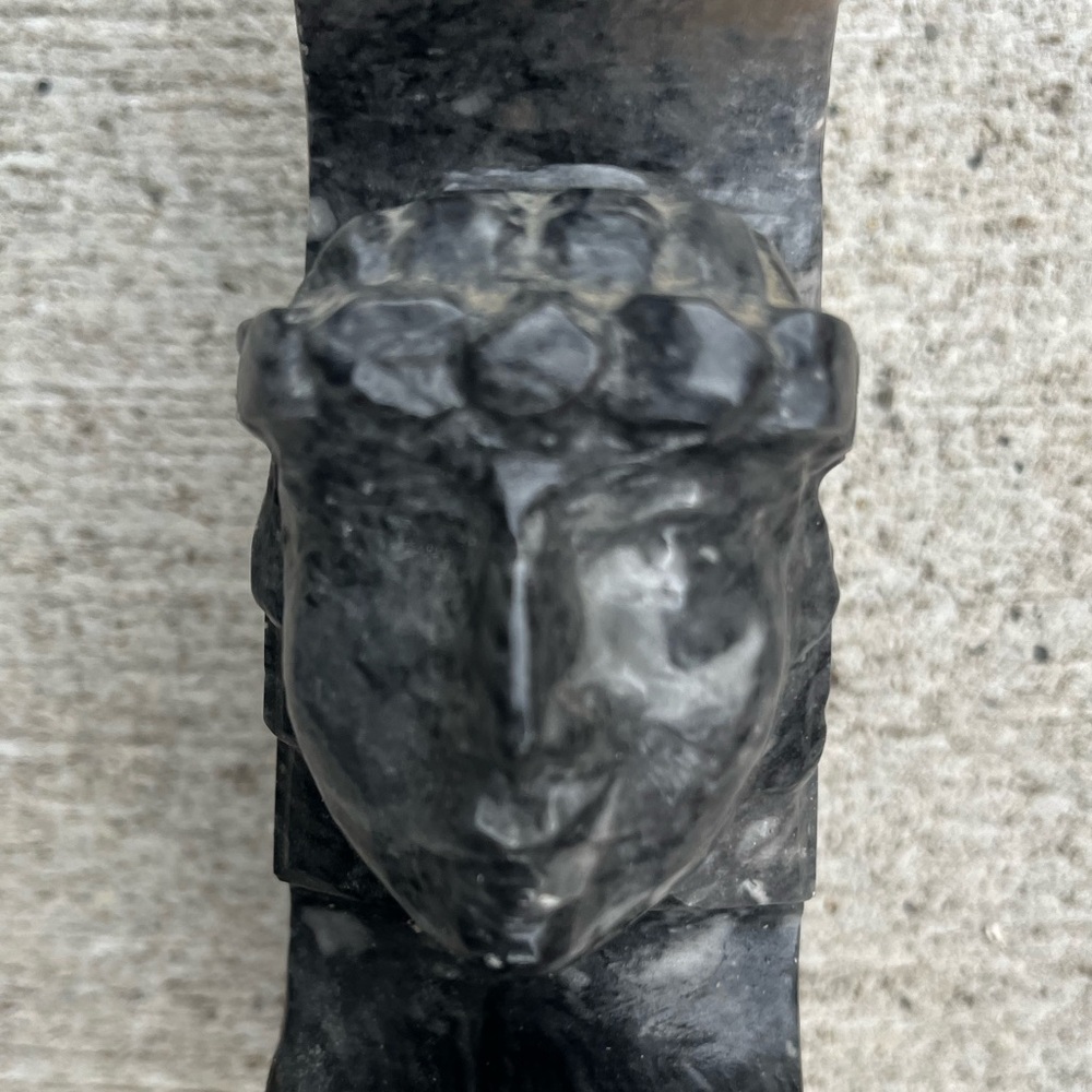 Aztec Detailed Marble Cut Statue 935g - Picture 6 of 6